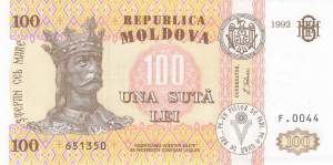 Moldova 100 Lei 1992 p.15a